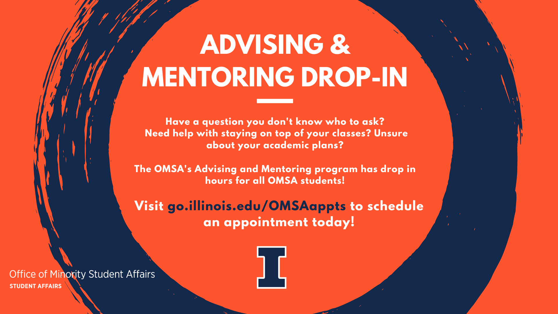 OMSA Advising and Mentoring Drop-In graphic
